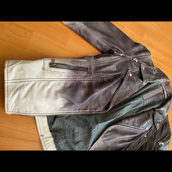 Malibu Road Ombré Leather Jacket - Picture 6 of 8